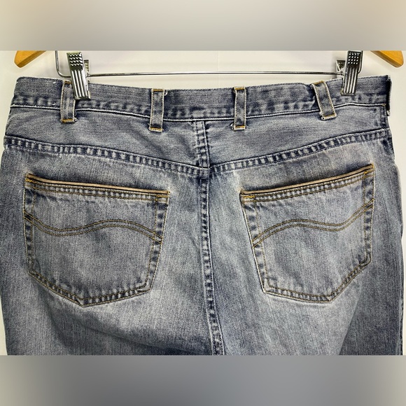 Orvis Men’s 5 Pockets Blue Jeans Size 36 x 30 Straight Leg Light Wash - Picture 7 of 8